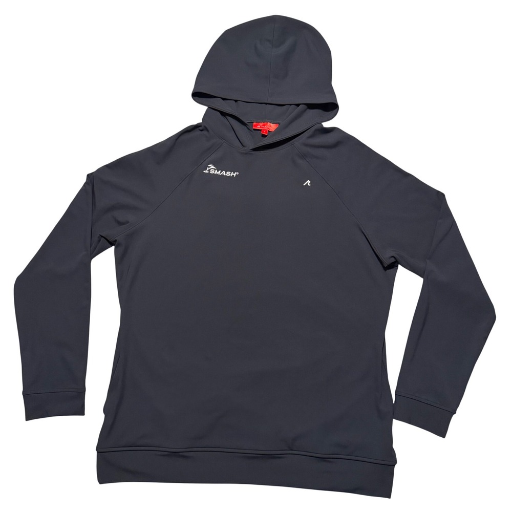 Redvanly Larkin Hoodie Mens Large Black Smash Performance Golf Tennis Sweatshirt
